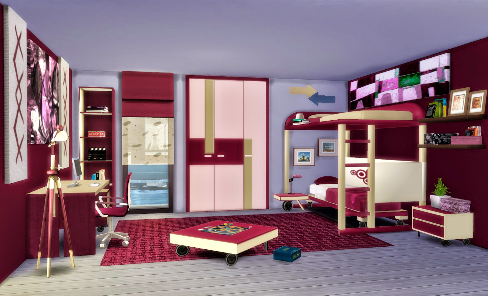 Sims 4 Dormitorio Ivan
