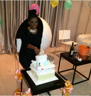 annie idibia baby shower 