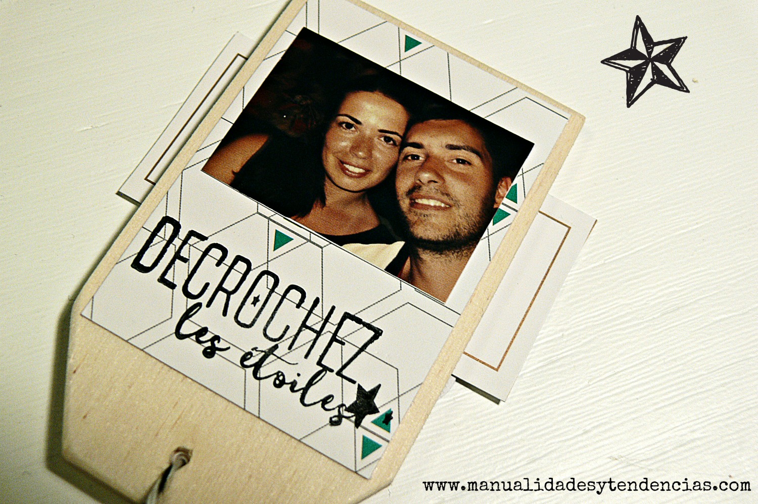 Manualidades y tendencias: Mini álbum scrap de madera y plástico