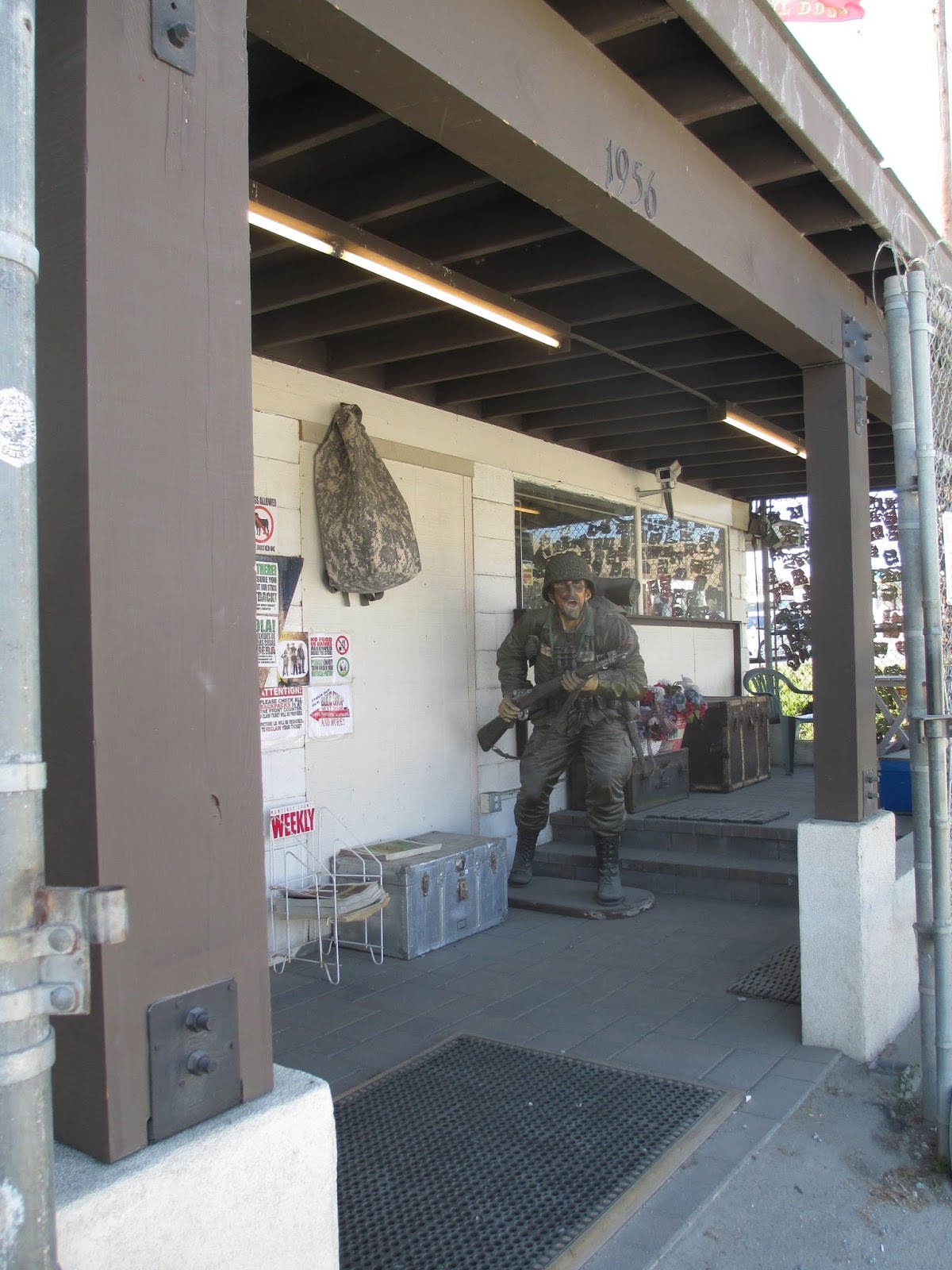 marina's art Army Surplus Store near Monterey