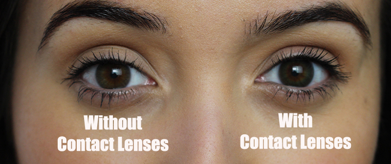 Enhancing my eyes with contact lenses - A Little Obsessed