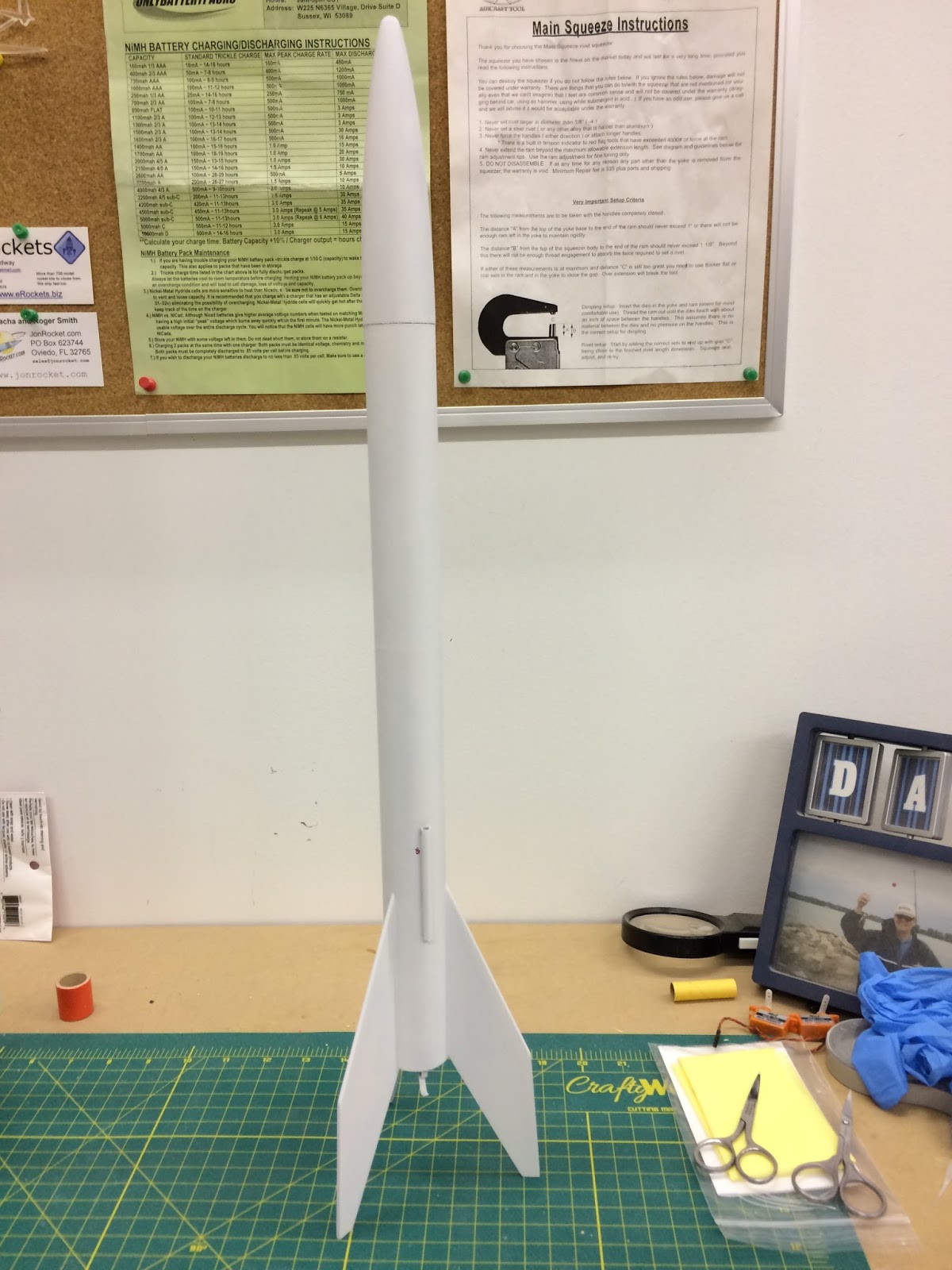 BRS Hobbies Blog Estes Monarch Model Rocket Build, Part 3