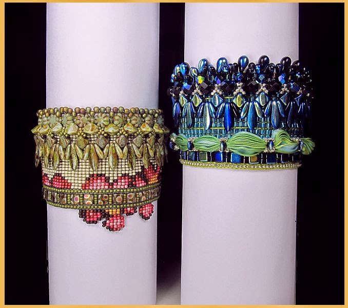 Beads Beading Beaded, with Erin Fringe hanging ON the cuff base!