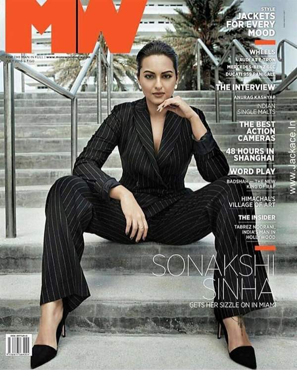 Elegantly Casual: Sonakshi Sinha Graces On Man’s World Magazine Cover