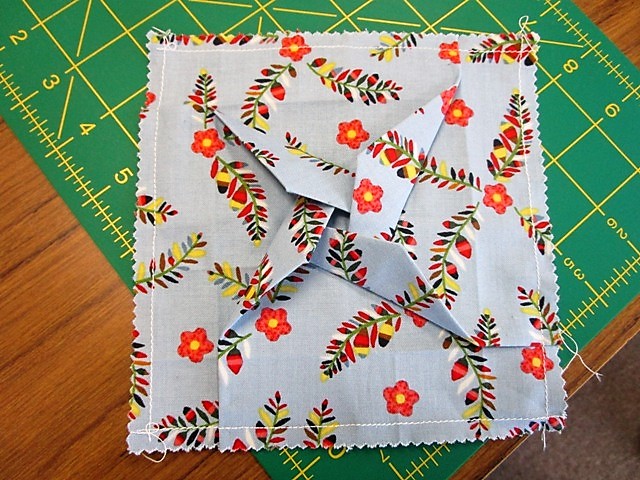 Folded Fabric Squares And More - Mori, Joyce