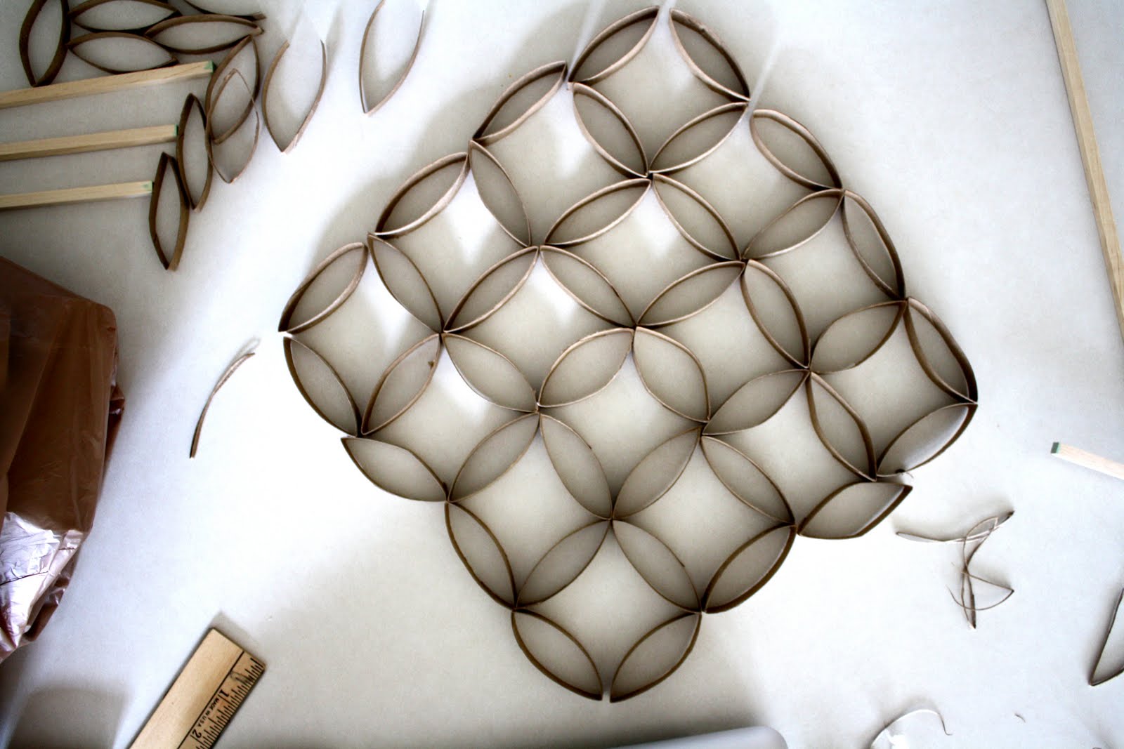 Yellow Blackbird A Creative Blog Toilet Paper Art finished!