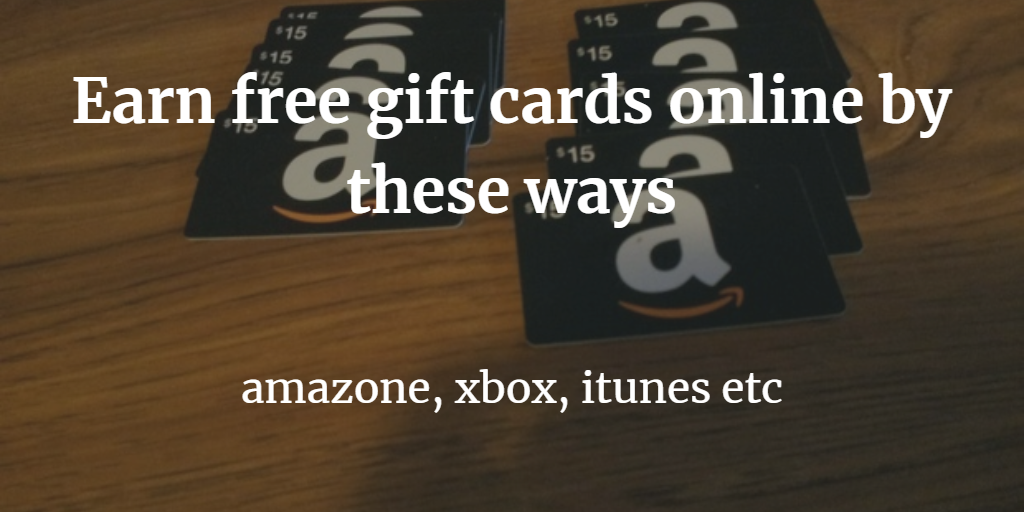 how to get free gift cards online with without completing offers