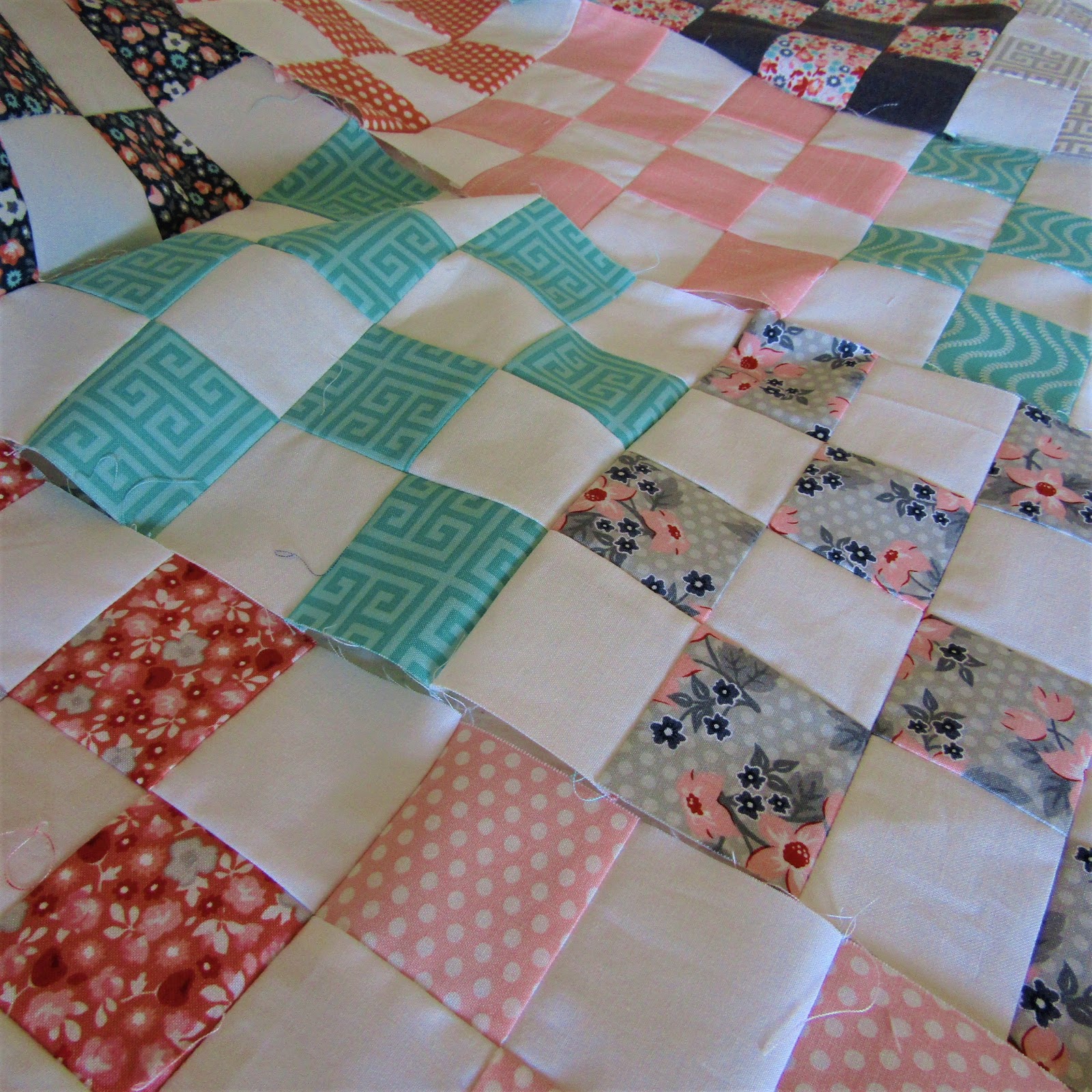 Cedar Fork Stitches 16Patch Baby Quilt!