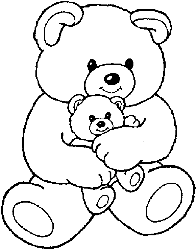   Beautiful Teddy Bear Colour Drawing HD Wallpaper
