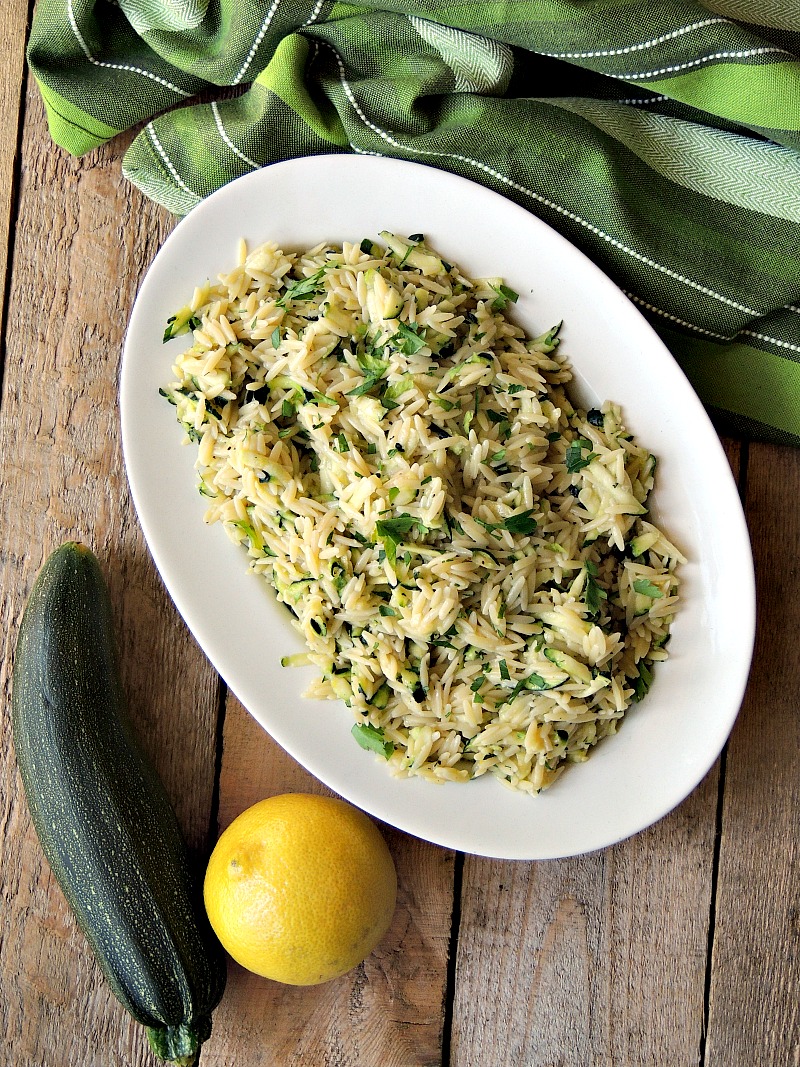Lemony Orzo with Zucchini and Parmesan | Bobbi&amp;#39;s Kozy Kitchen