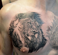 Tatuaje de león