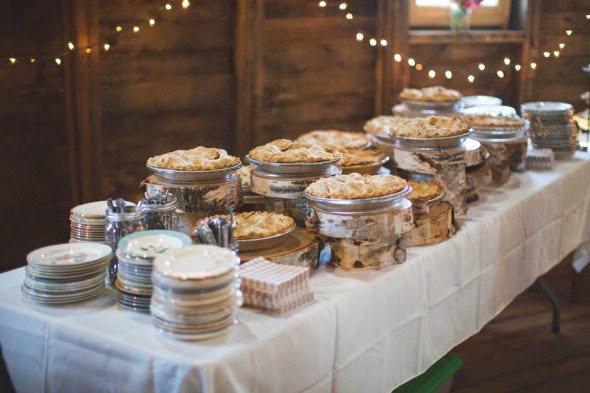 Осенний свадебный пирог