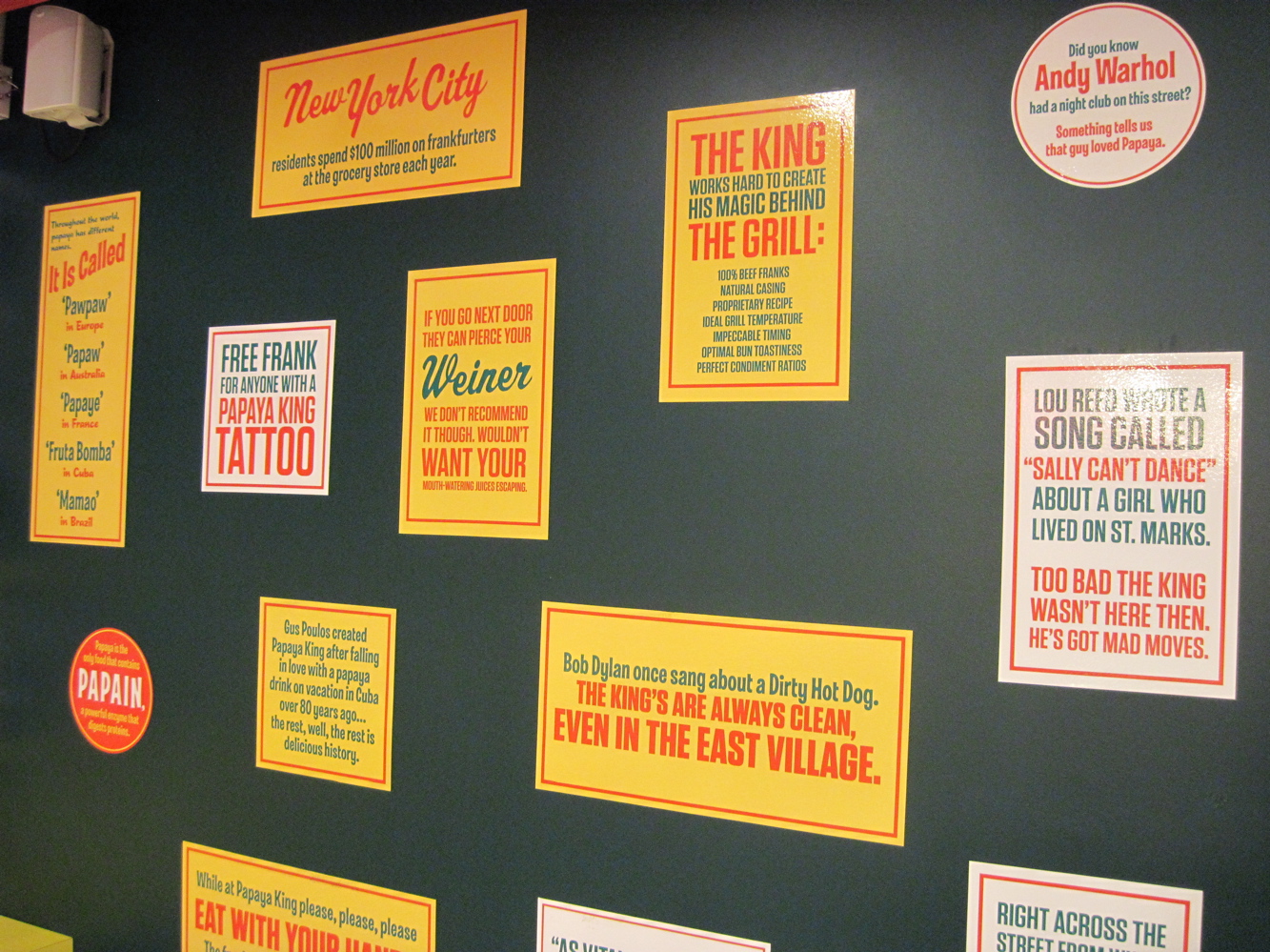 Mitch Broder's Vintage New York Old Yet New in New York Papaya King