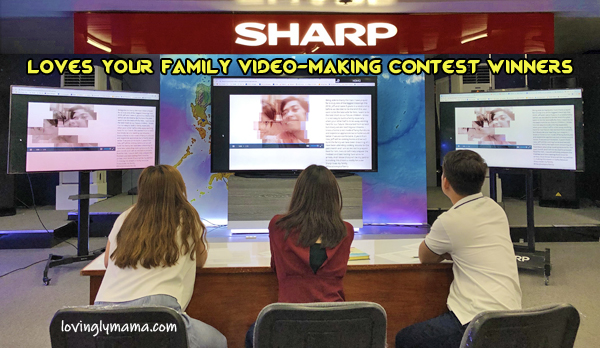 Sharp Loves Your Family Video-Making Contest winners - Bacolod blogger - Bacolod mommy blogger- Sharp appliances