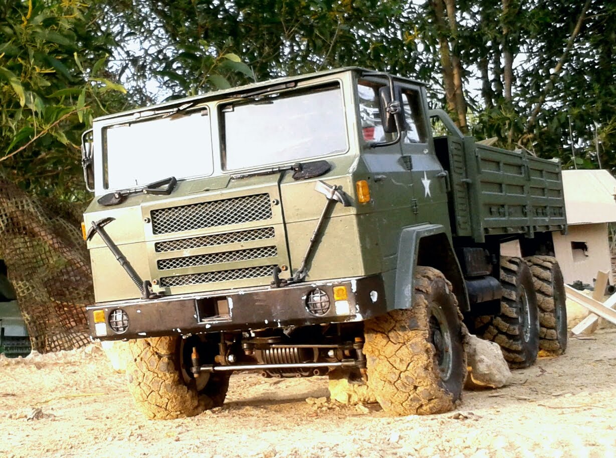A member's military truck.