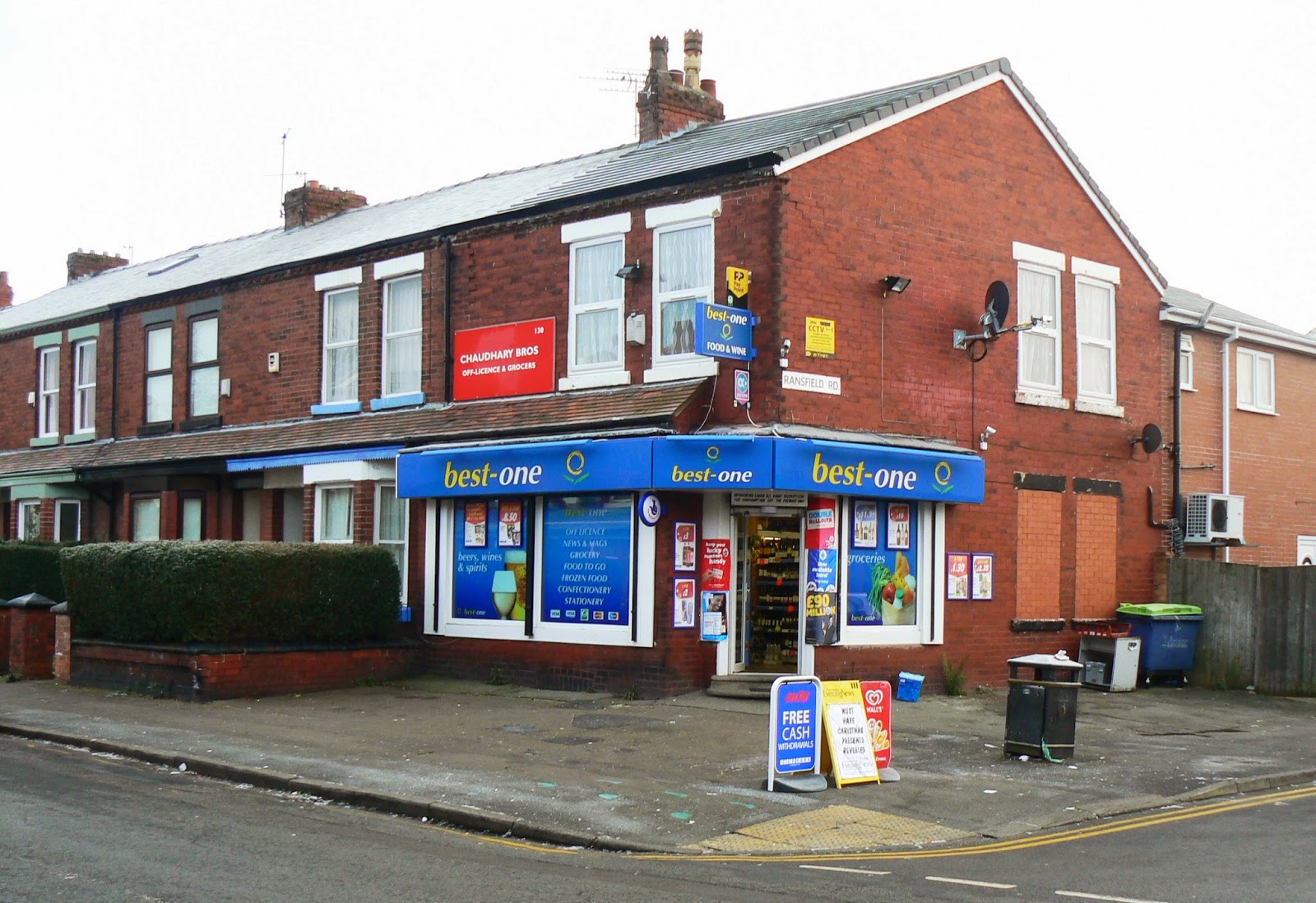 Andrew Simpson Chorlton's corner shops, number 1, Oswald Road and
