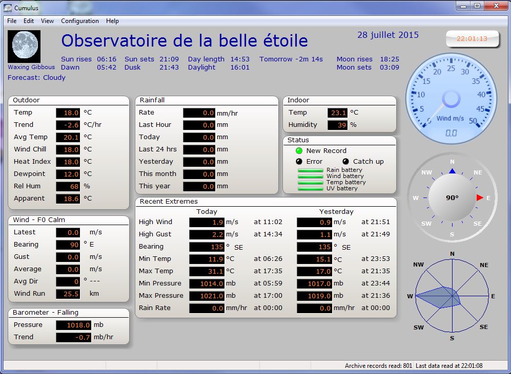 OREGON SCIENTIFIC - Professional weather Station WMR200