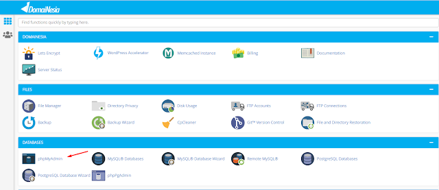 Cara Membuat Database MySQL di Hosting cPanel