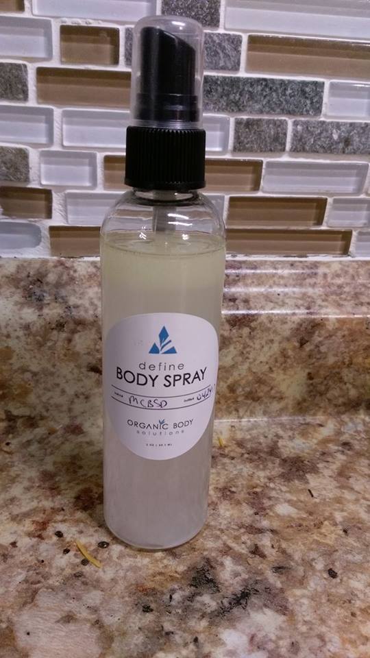 Not Just Another Southern Gal Organic Body Spray for Men Define by