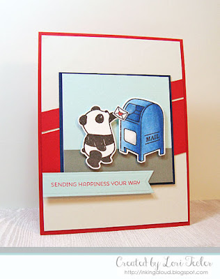 Sending Happiness Your Way card-designed by Lori Tecler/Inking Aloud-stamps from Mama Elephant