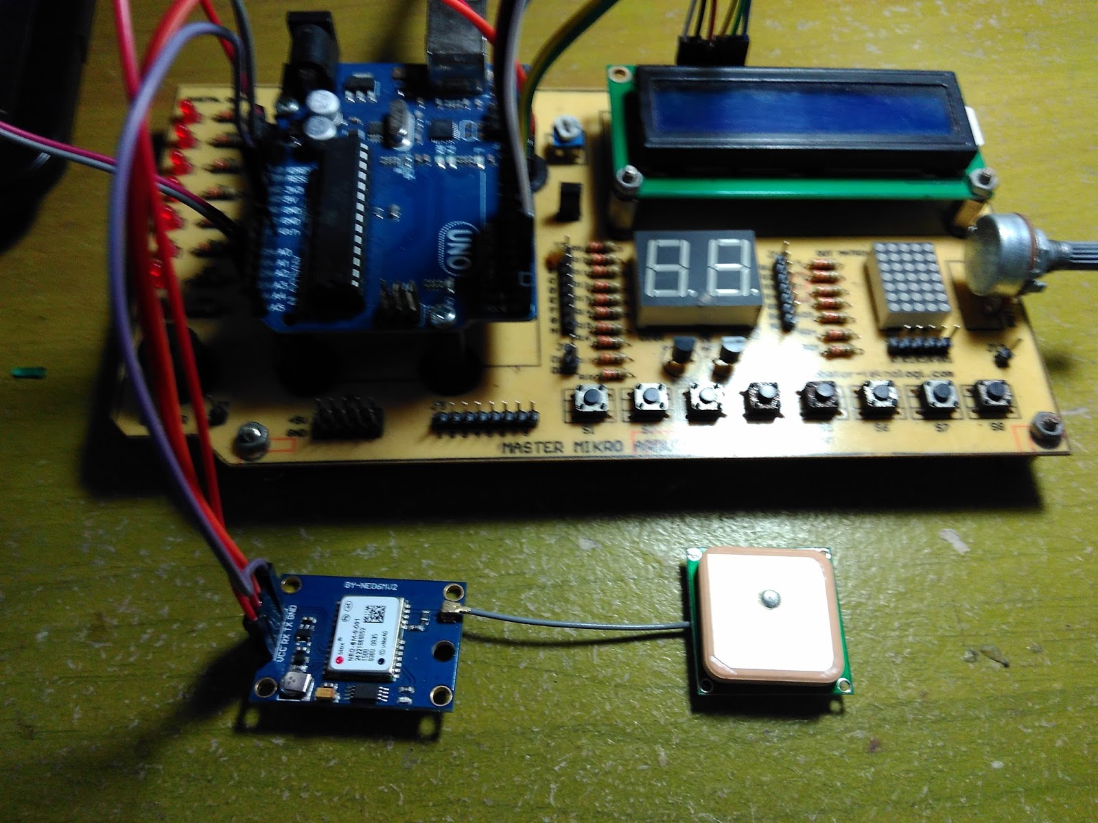Alat berikut ini untuk membaca GPS menggunakan Arduino UNO. GPS (Global