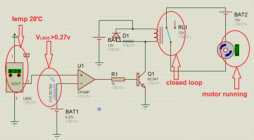Embedded-Electronics: Automatic room fan controller using OpAmp:
