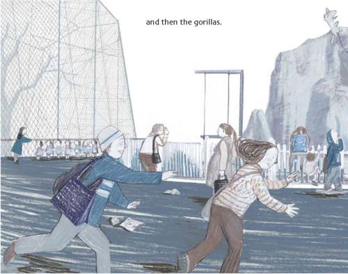 Wave, Mirror, Shadow and The Zoo, written and illustrated by Suzy Lee
