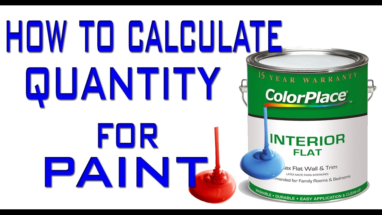 In 5 Steps Learn How to calculate the right amount of paint
