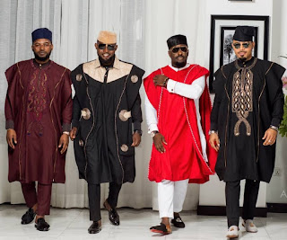 Photos;Celebrities embrace #AgbadaChallenge for Ay Comedian's new Movie #MerryMen Premiere