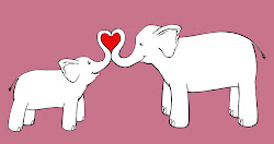 elephant drawing mom drawings clipart daughter mother cartoon mommy recently forest did line cliparts ink clip annie elephants annieink daughters