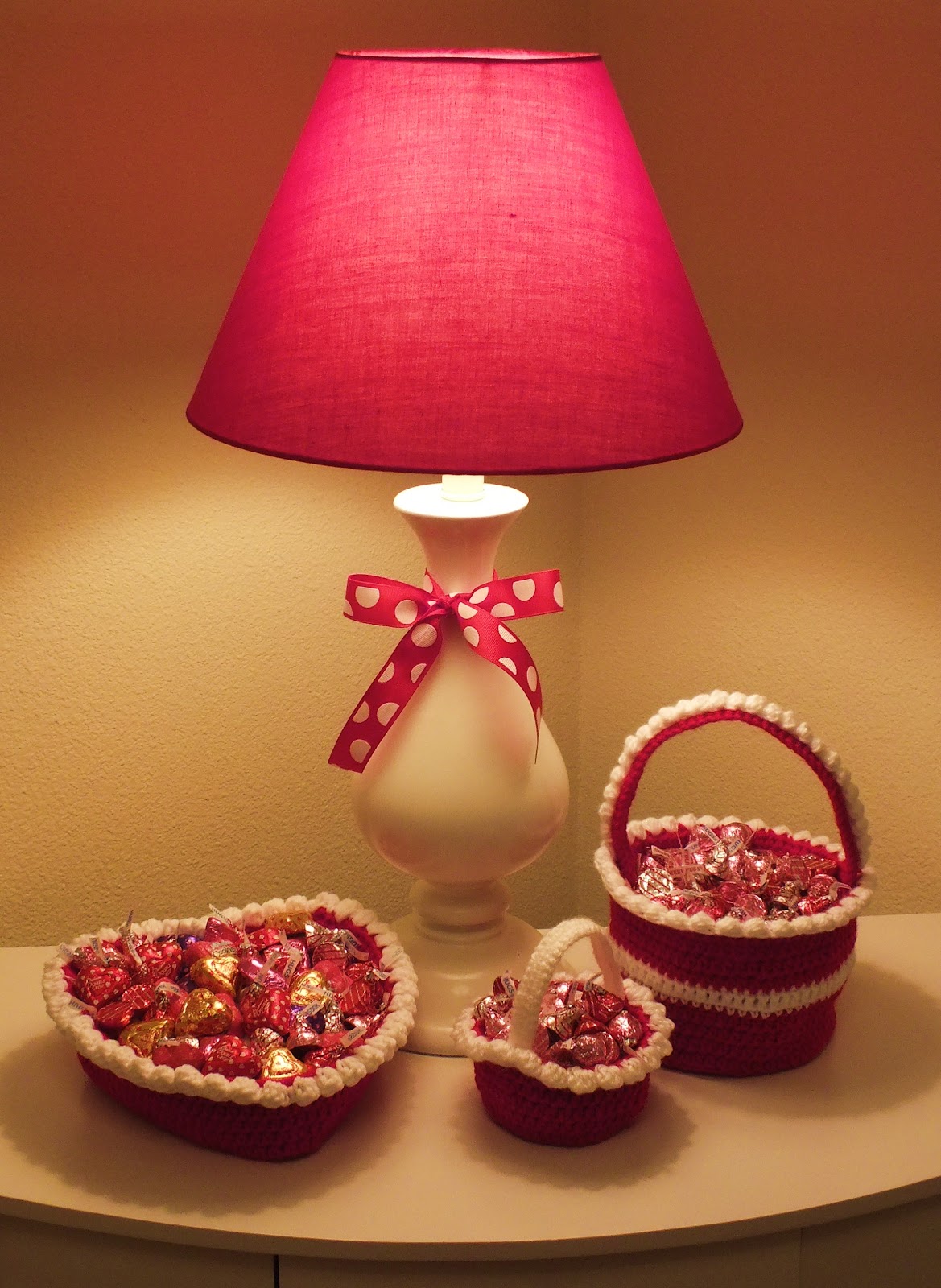Connie's Spot© Crocheting, Crafting, Creating! Valentine's Day Baskets©