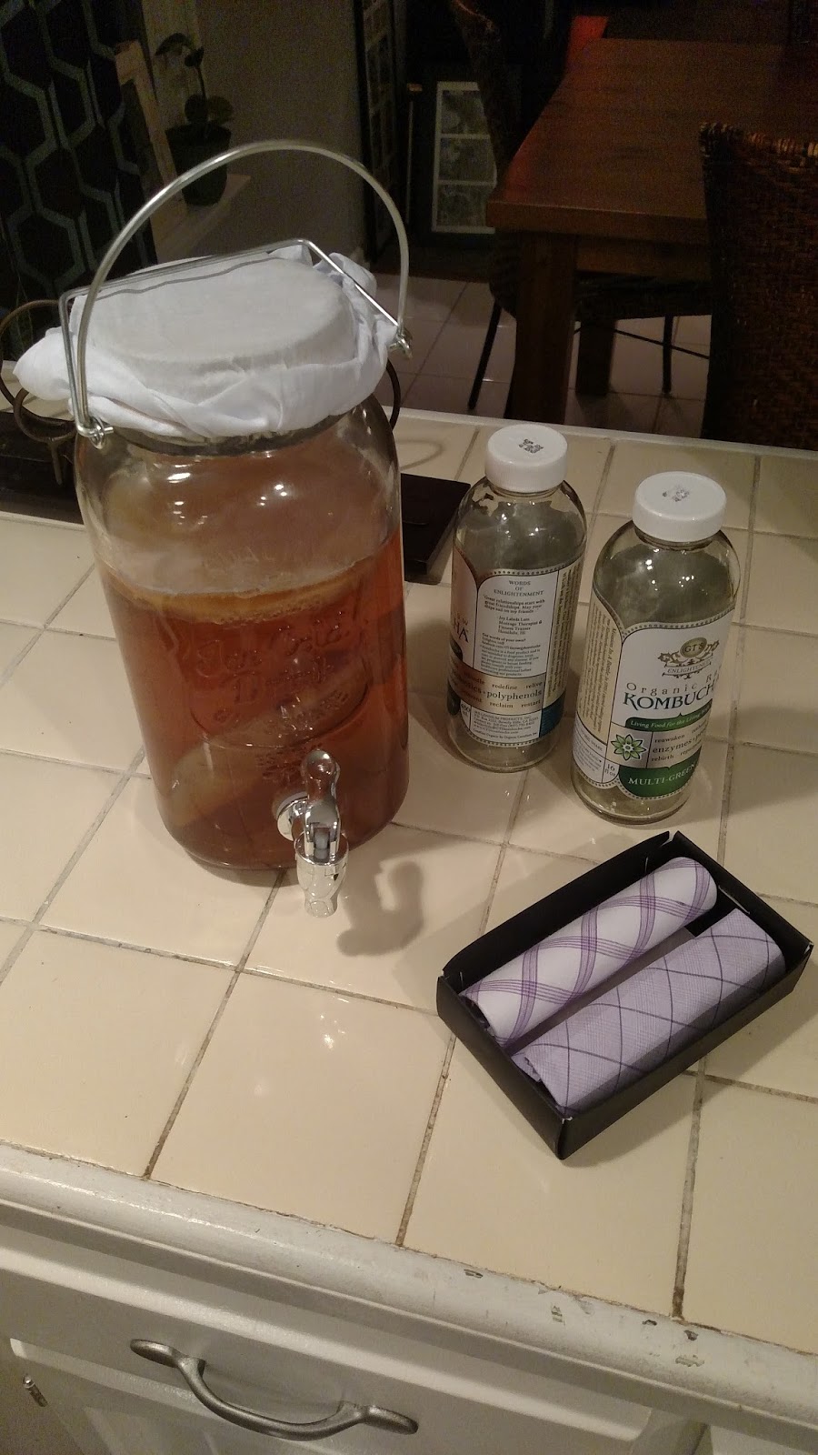 Brewing Kombucha Process Journal 22 Brewing Set Up