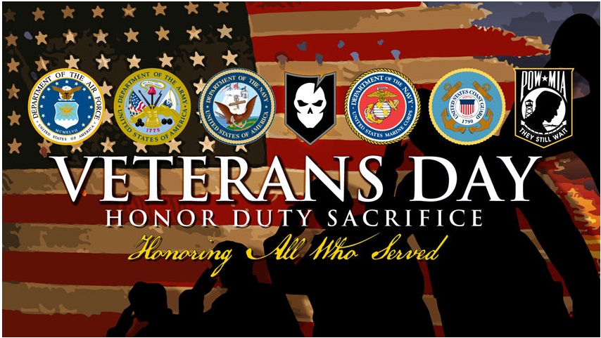 Happy Veterans Day 2018 11th November Federal Holiday Happy 