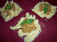 Garganelli con pesto di mandorle