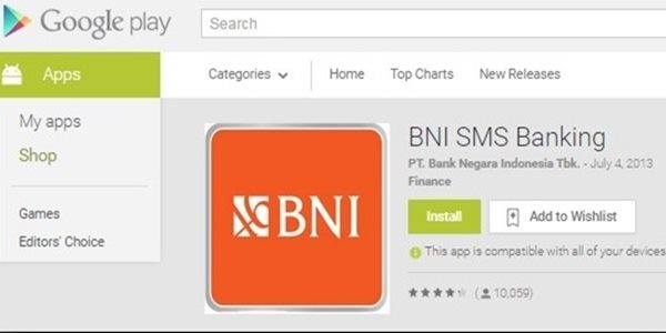 Cara Daftar Sms Banking BNI