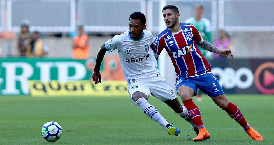 Bahia perde para o Grêmio na Fonte Nova e segue no Z4