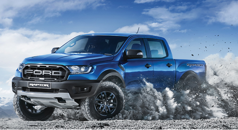 Ford Ranger Raptor Performance Blue