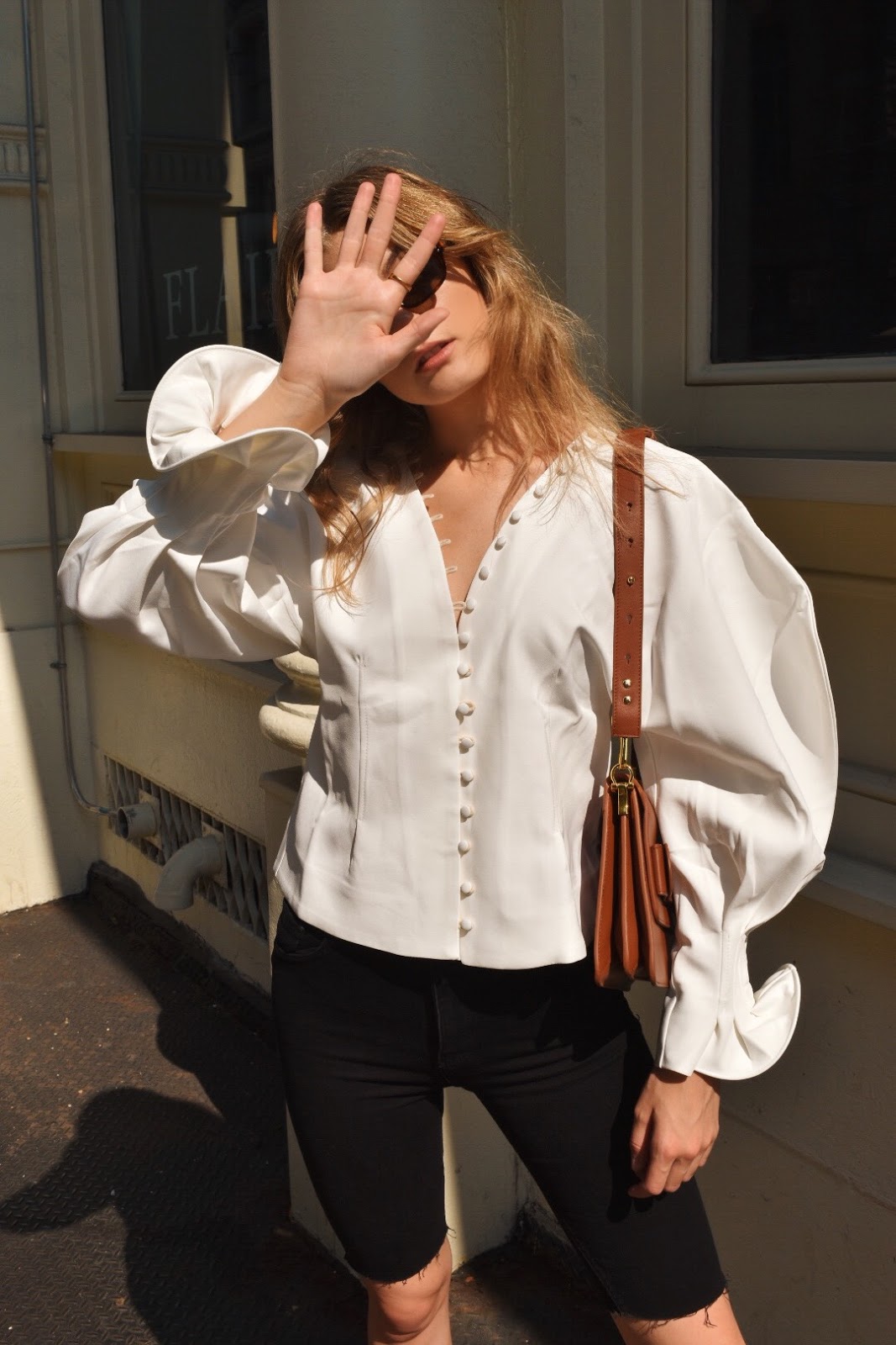 styling two ways denim cycling shorts