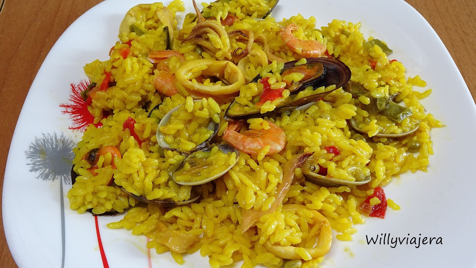 WILLYVIAJERA PURI Paella de marisco (En olla exprés)