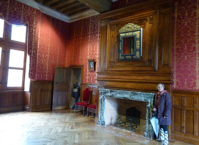 La Habitación Roja del Castillo de Azay-le-Rideau.