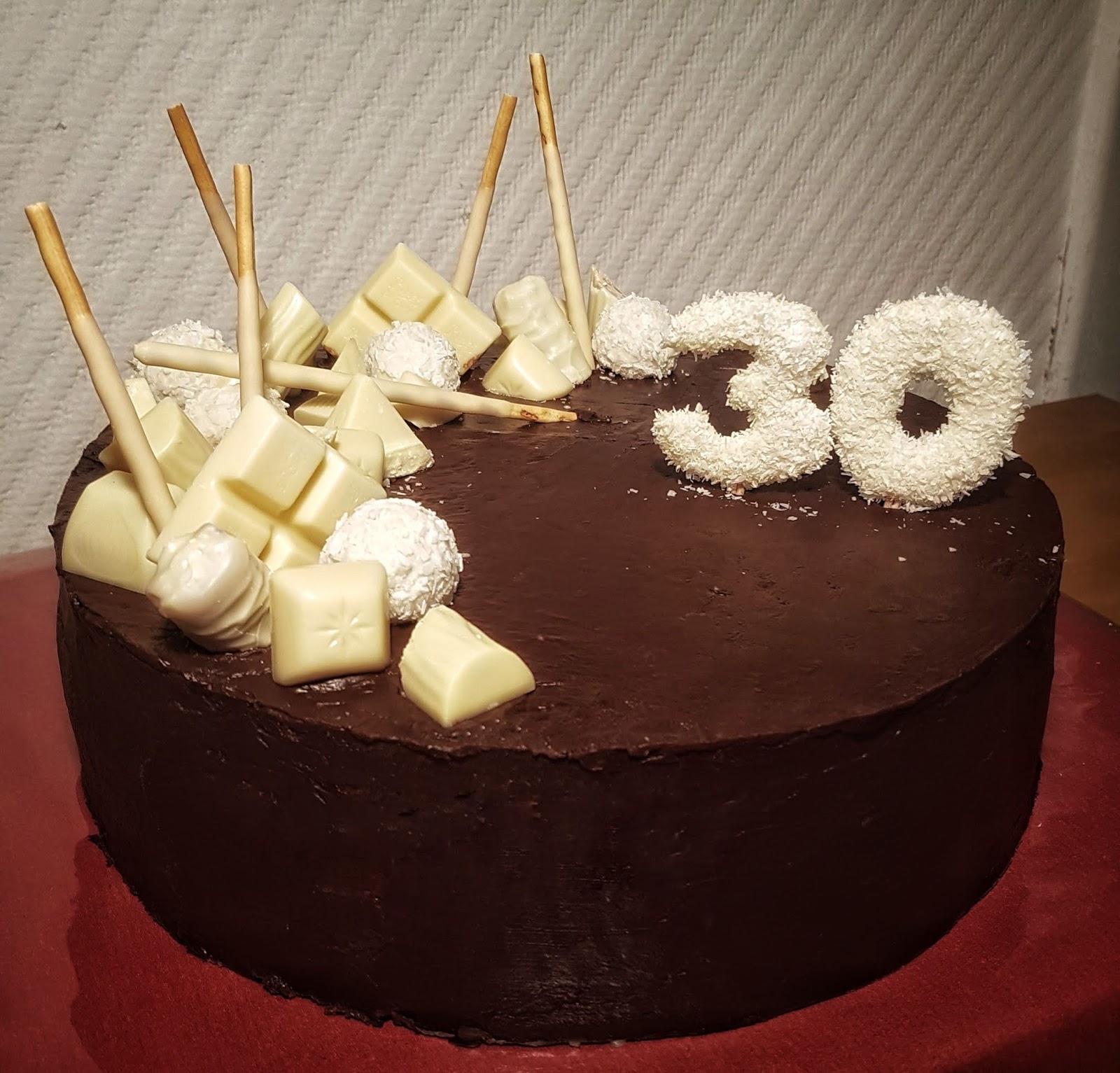 Sandy S Kitchendreams Torte Zum 30 Geburtstag