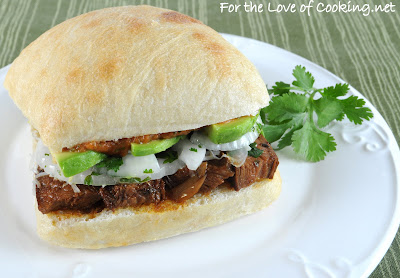 carne asada sandwich
