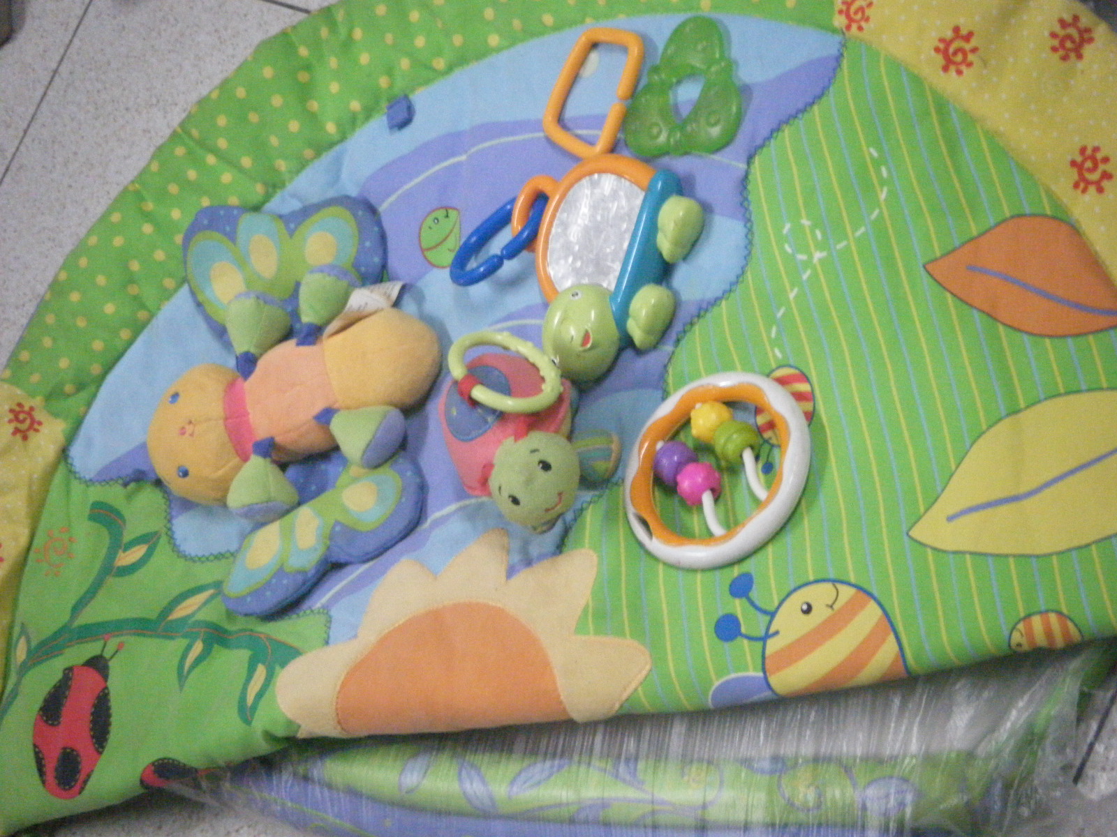 MommysLove4Baby143 BRIGHT STARS MUSICAL BUTTERFLY PLAYMAT LIKE NEW