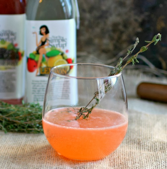 A Cocktail Life Strawberry Thyme Gin Fizz