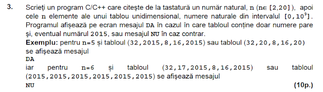 bac 2015 septembrie stiintele ale naturii