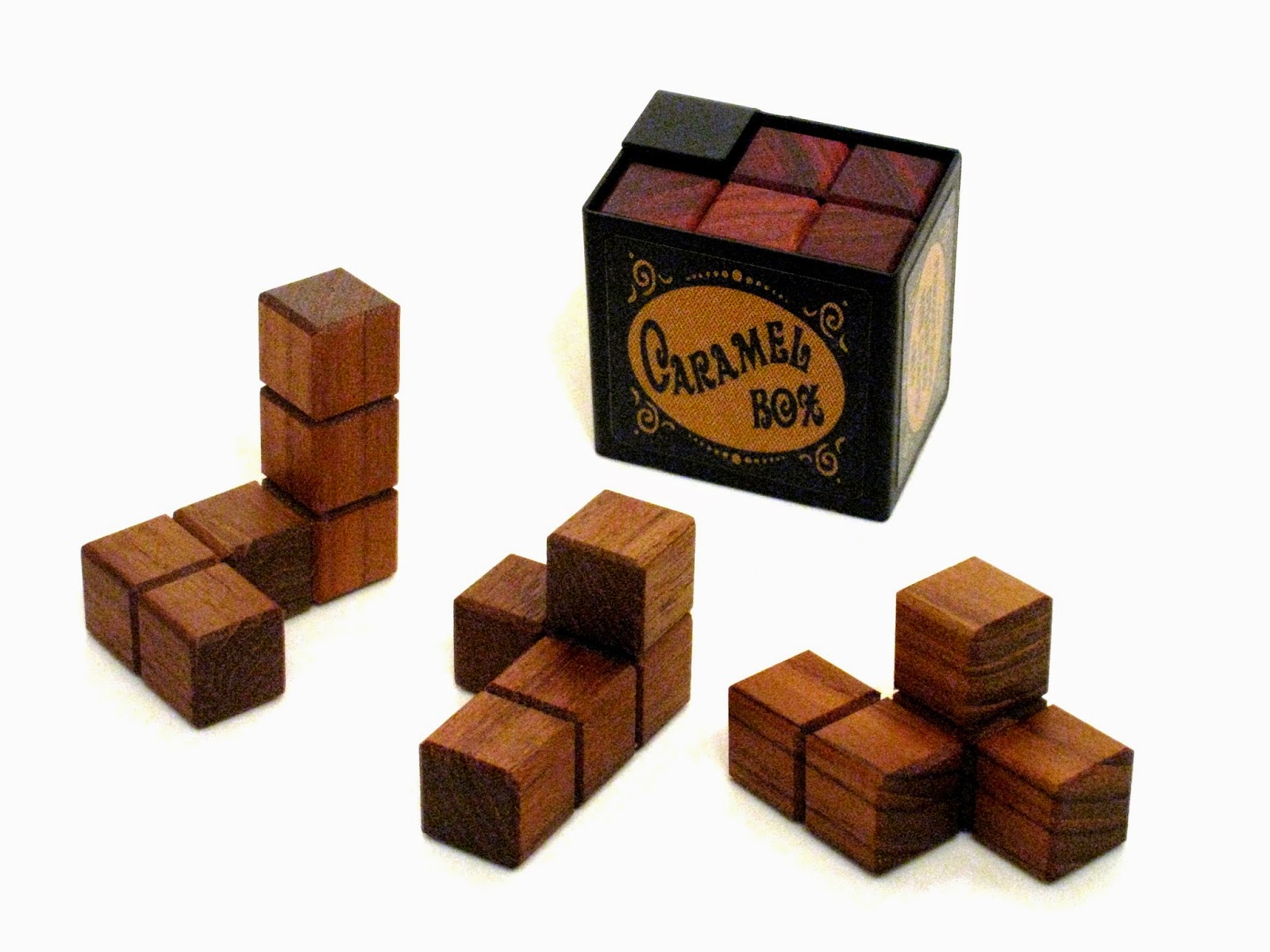 Jerry's Mechanical Puzzle & Brain Teaser Collection Caramel Box