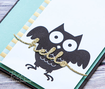Howl-O-Ween Hello Card using Stampin' Up! UK Supplies