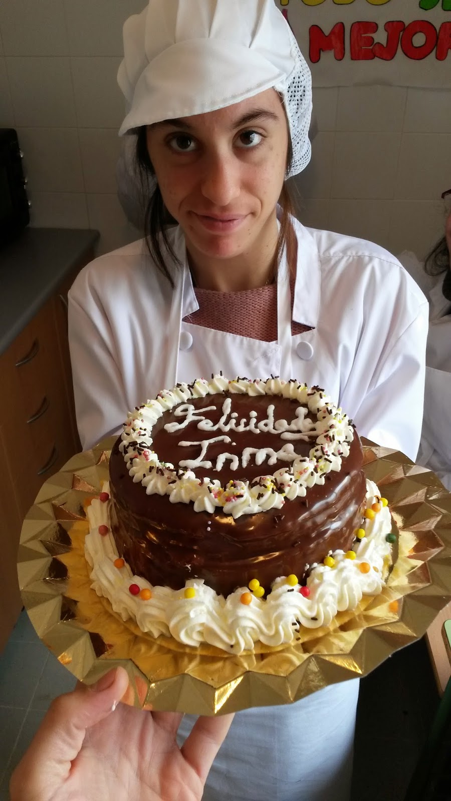 AULA ESPECÍFICA I.E.S. CECILIO JIMÉNEZ: TARTA DE CUMPLEAÑOS