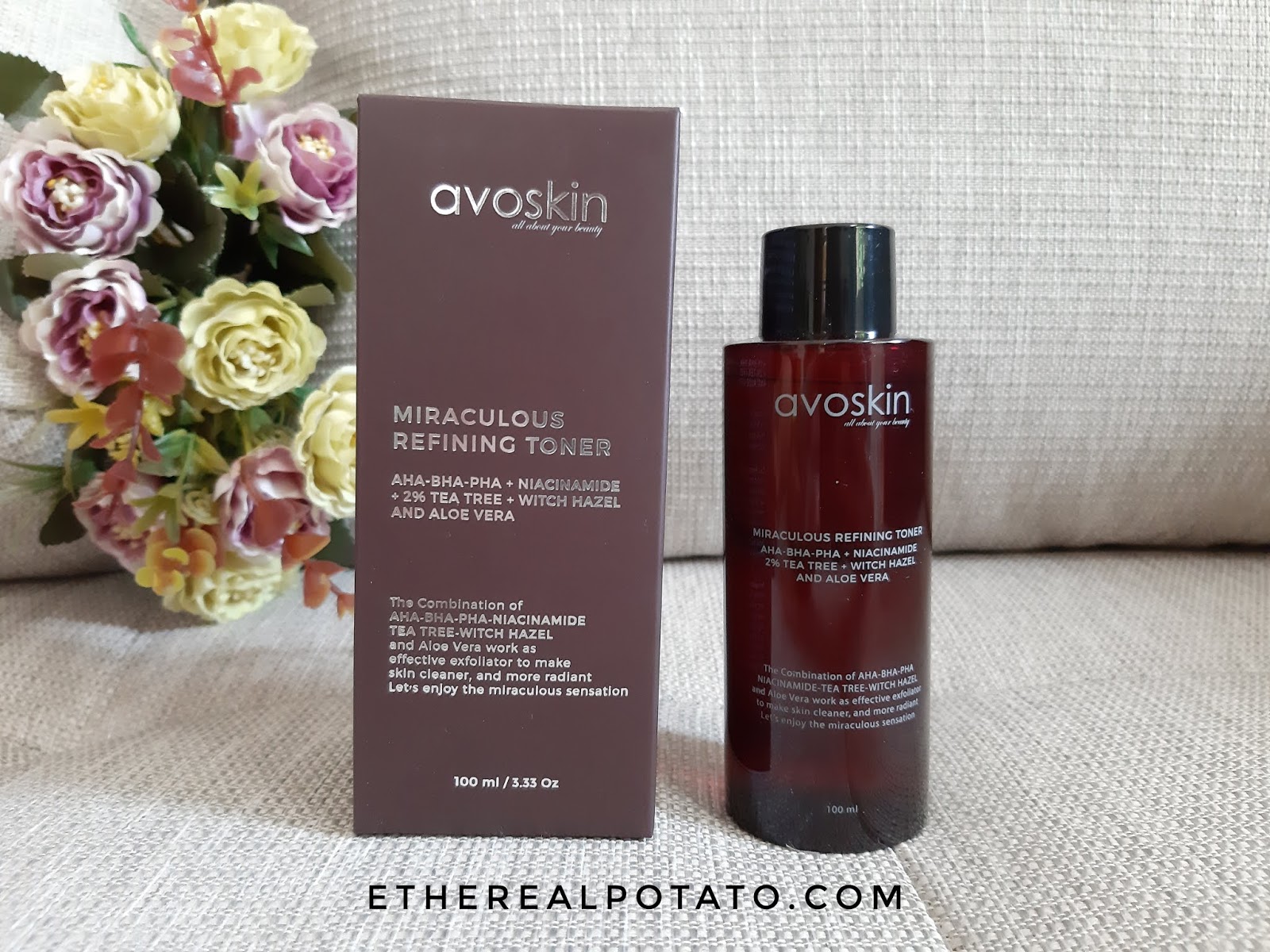 [REVIEW] Avoskin Miraculous Refining Toner Ethereal Potato Ellen Lim