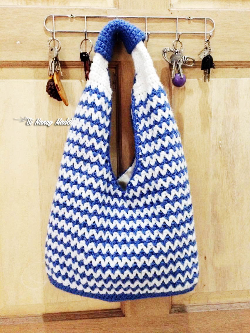 Si Nanay Madel Crochet Vstitch Bag